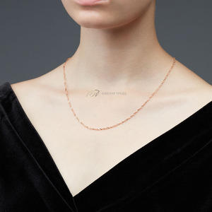 Серебряная цепь «Сингапур» с алмазной огранкой