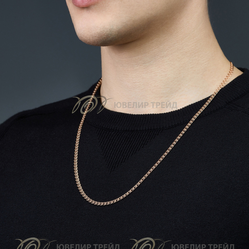 Серебряная цепь «Сердечко» с алмазной огранкой