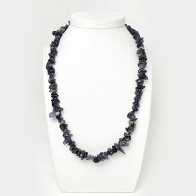 Танзанит 053 бусы галтовка 10х5мм Танзания