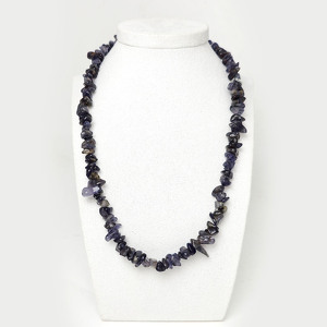 Танзанит 053 бусы галтовка 10х5мм Танзания