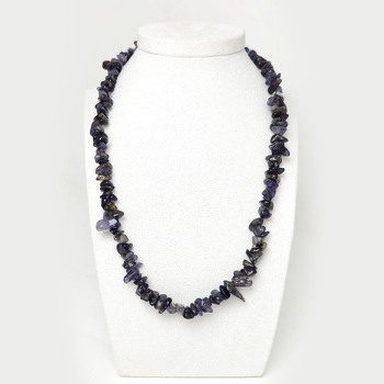 Танзанит 053 бусы галтовка 10х5мм Танзания