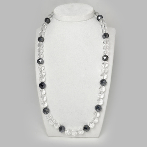 Терагерц 017 бусы шар грань10мм выр.Япония, горный