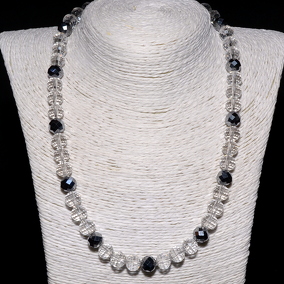 Терагерц 017 бусы шар грань10мм выр.Япония, горный