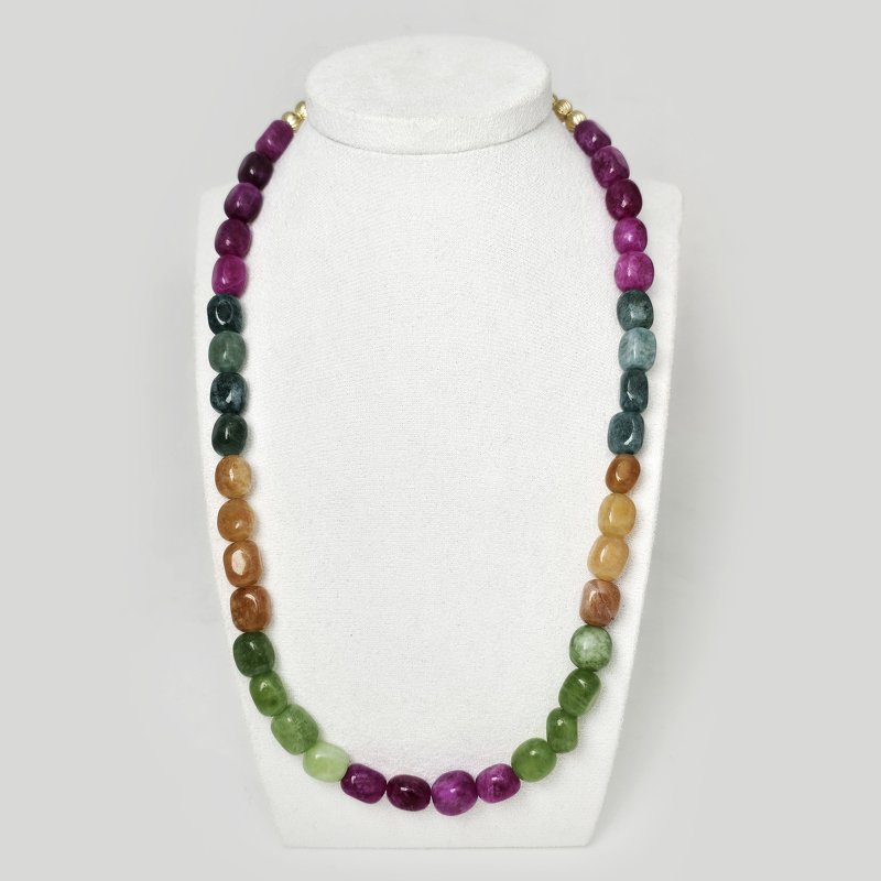 Турмалин 228 бусы микс цветов каре 10х8мм из прир.