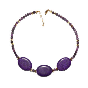 Чароит 107 бусы чароит овал 30х40мм, шар 6мм из пр