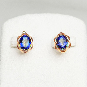 Серебряные серьги с